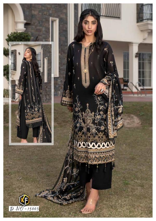 KevalFab Charizma Vol-15 – Karachi Dress Material